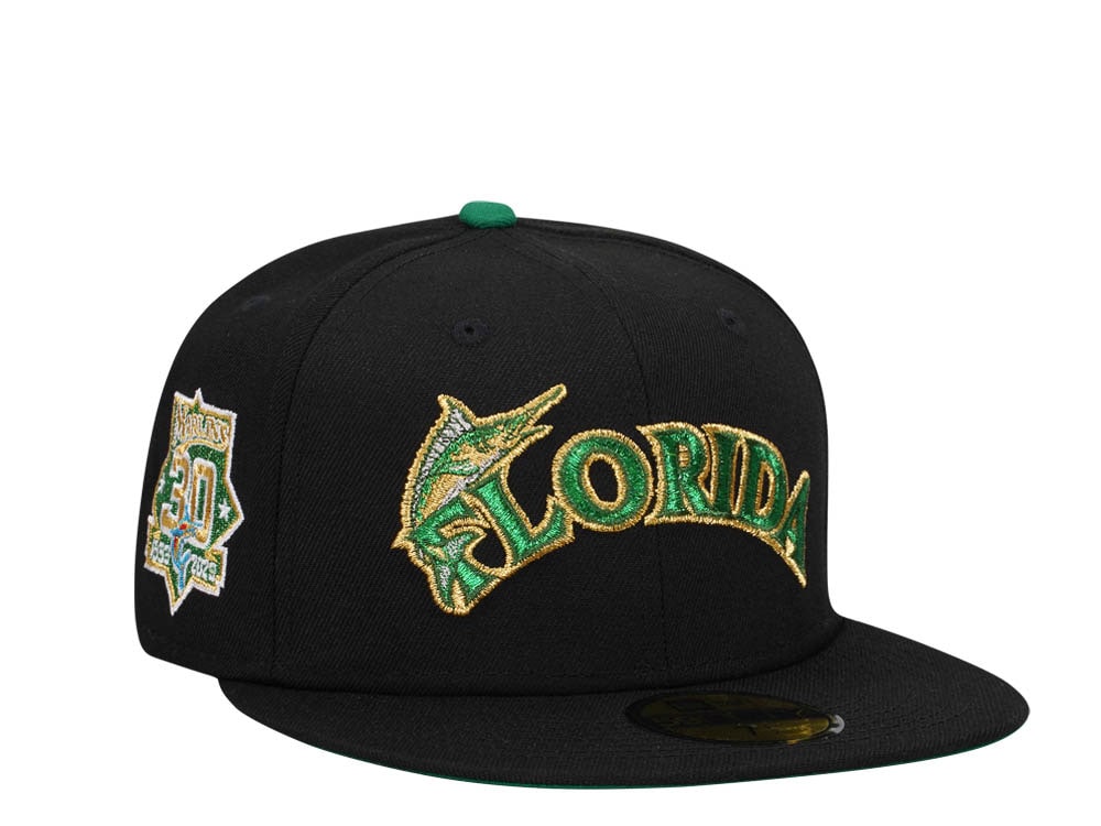 New Era Florida Marlins 30th Anniversary Metallic Wonder Edition 59Fifty Fitted Gorra