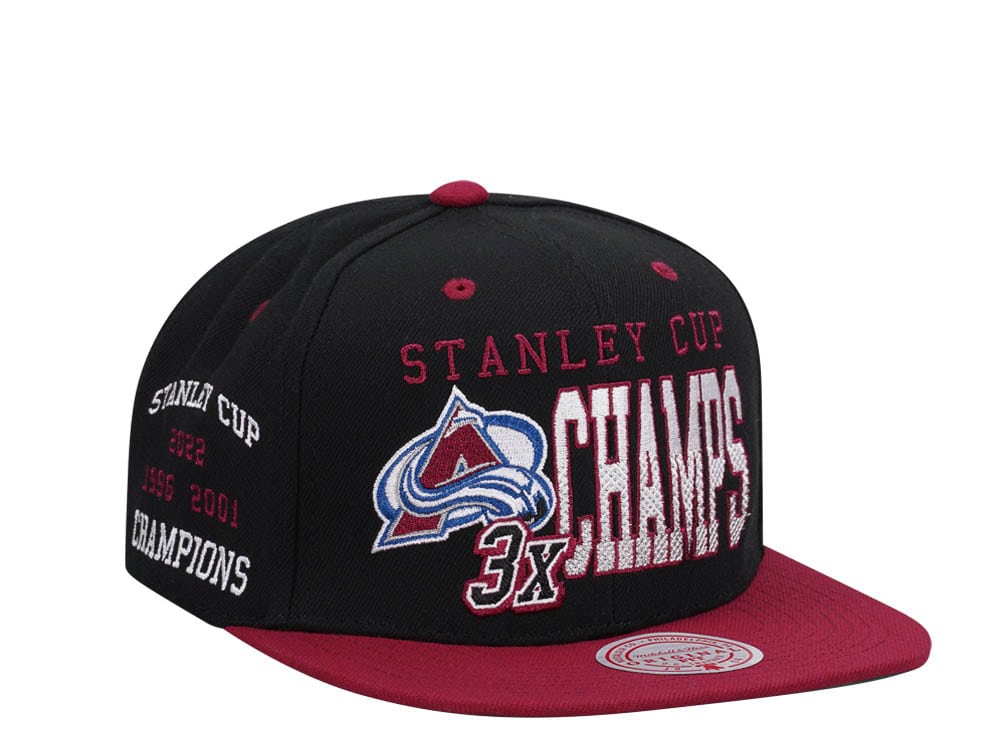 Mitchell & Ness Colorado Avalanche Stanley Cup Throwback Two Tone Edition Snapback Gorra