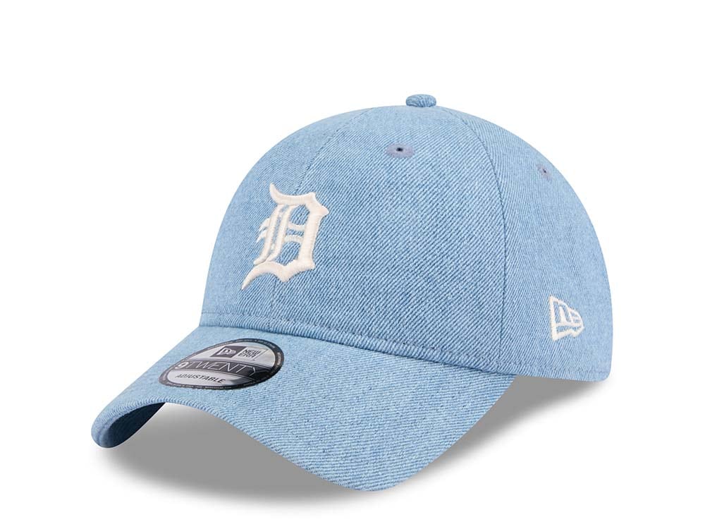 New Era Detroit Tigers Washed Denim 9Twenty Strapback Gorra