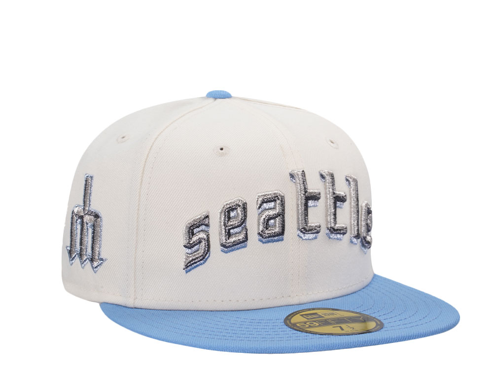 New Era Seattle Mariners City Chrome Two Tone Edition 59Fifty Fitted Gorra