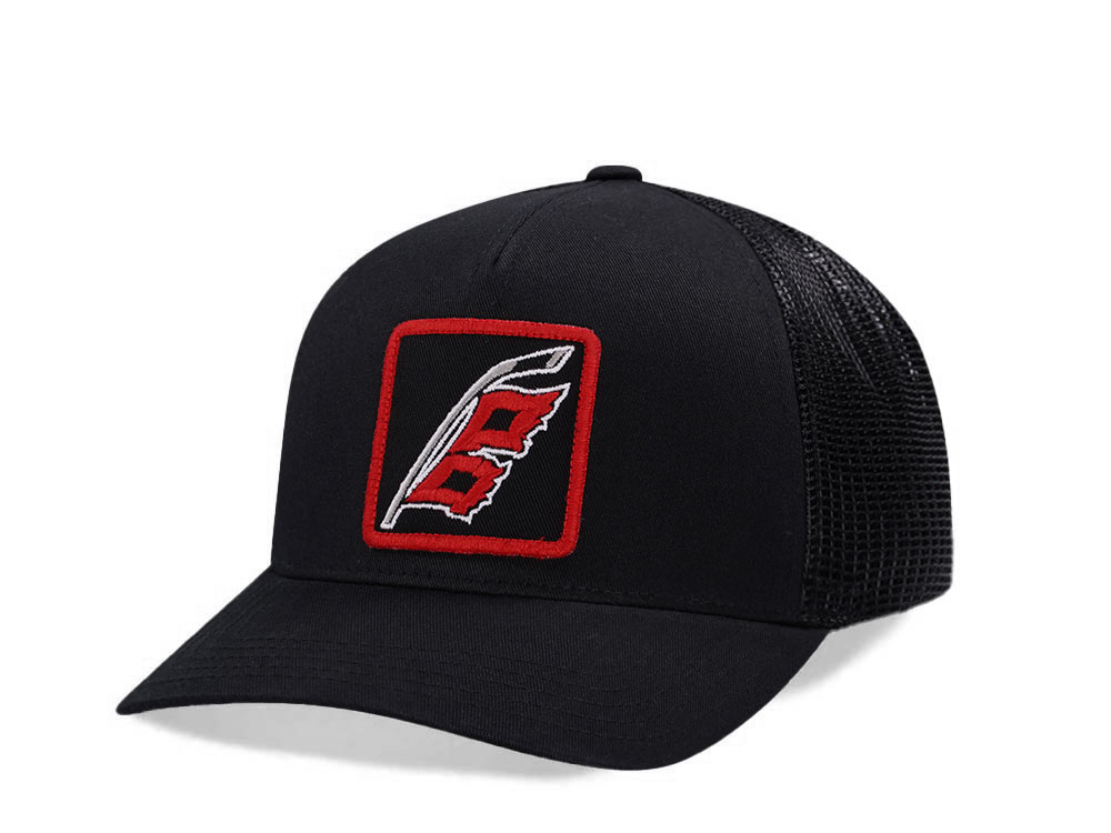 American Needle Carolina Hurricanes Valin Black Trucker Snapback Gorra