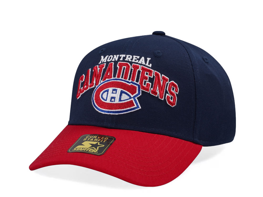 New Era Montreal Canadians Crowd Pleaser Edition Navy Curved Snapback Gorra