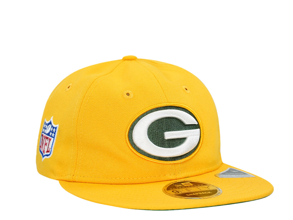 New Era Green Bay Packers Retro Crown 9Fifty Snapback Gorra