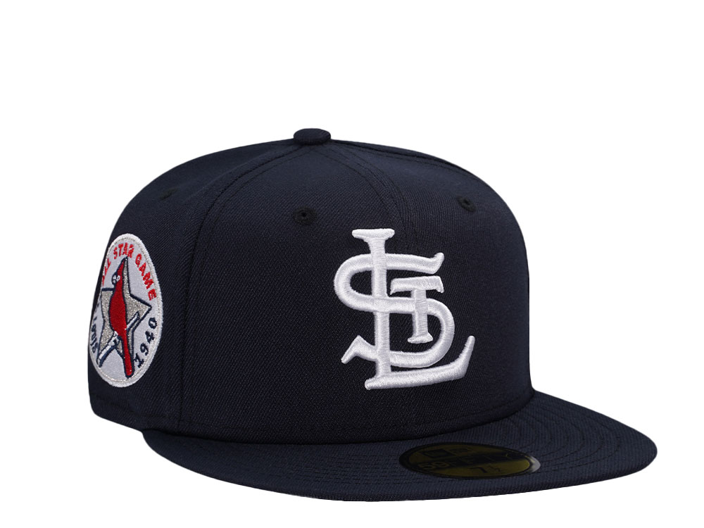 New Era St. Louis Cardinals All Star Game 1940 Navy Prime Throwback Edition 59Fifty Fitted Gorra