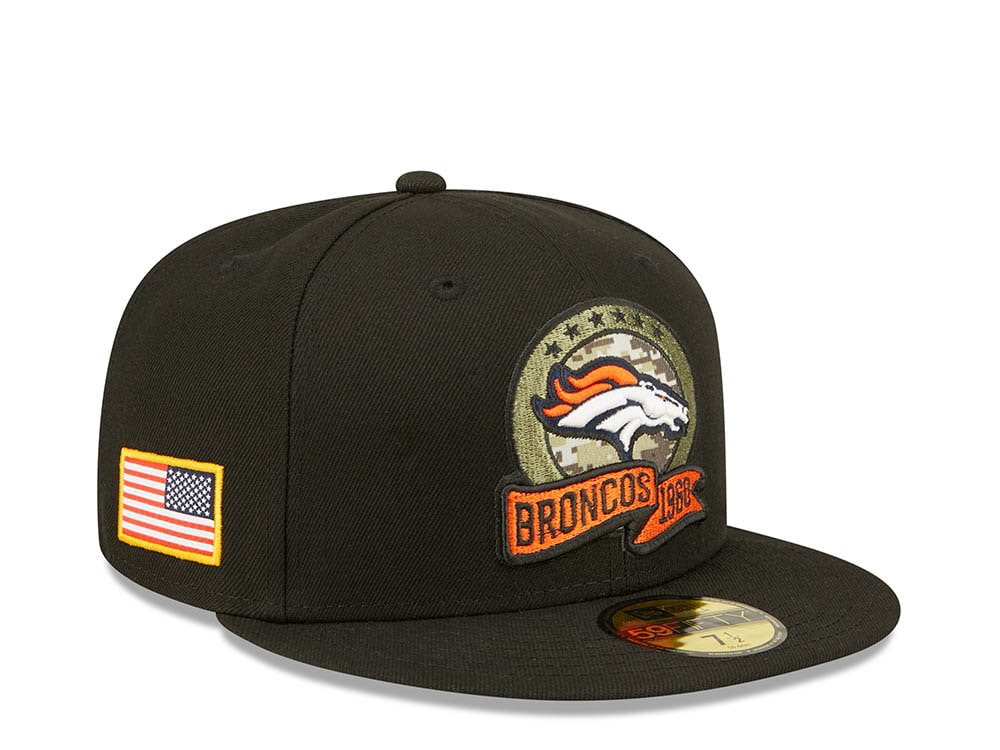 New Era Denver Broncos Salute to Service 2022 Fitted 59Fifty Gorra