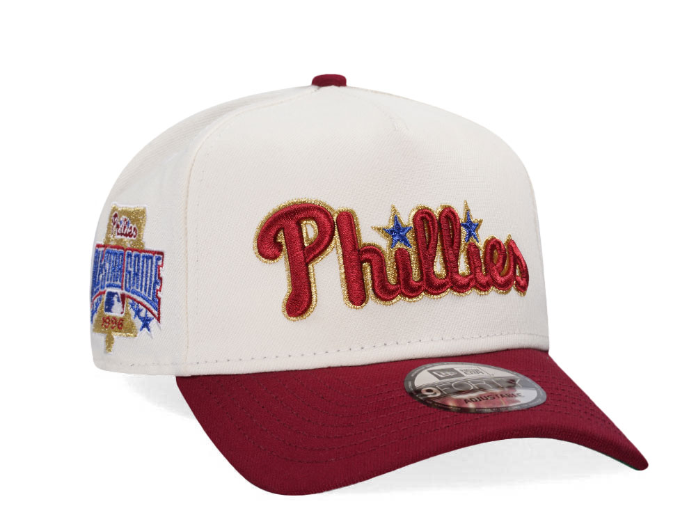 New Era Philadelphia Phillies All Star Game 1996 Chrome Gold Two Tone Edition A Frame Snapback Gorra