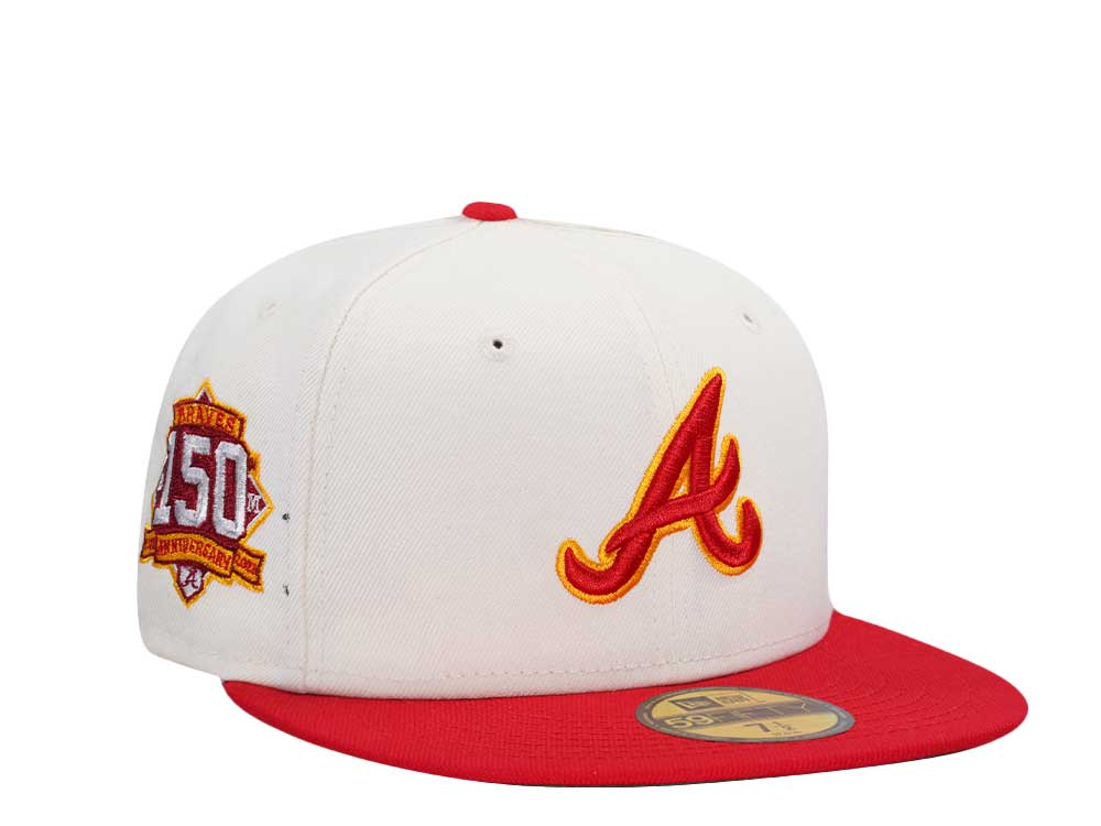 New Era Atlanta Braves 150th Anniversary Color Flip Throwback Two Tone Edition 59Fifty Fitted Gorra