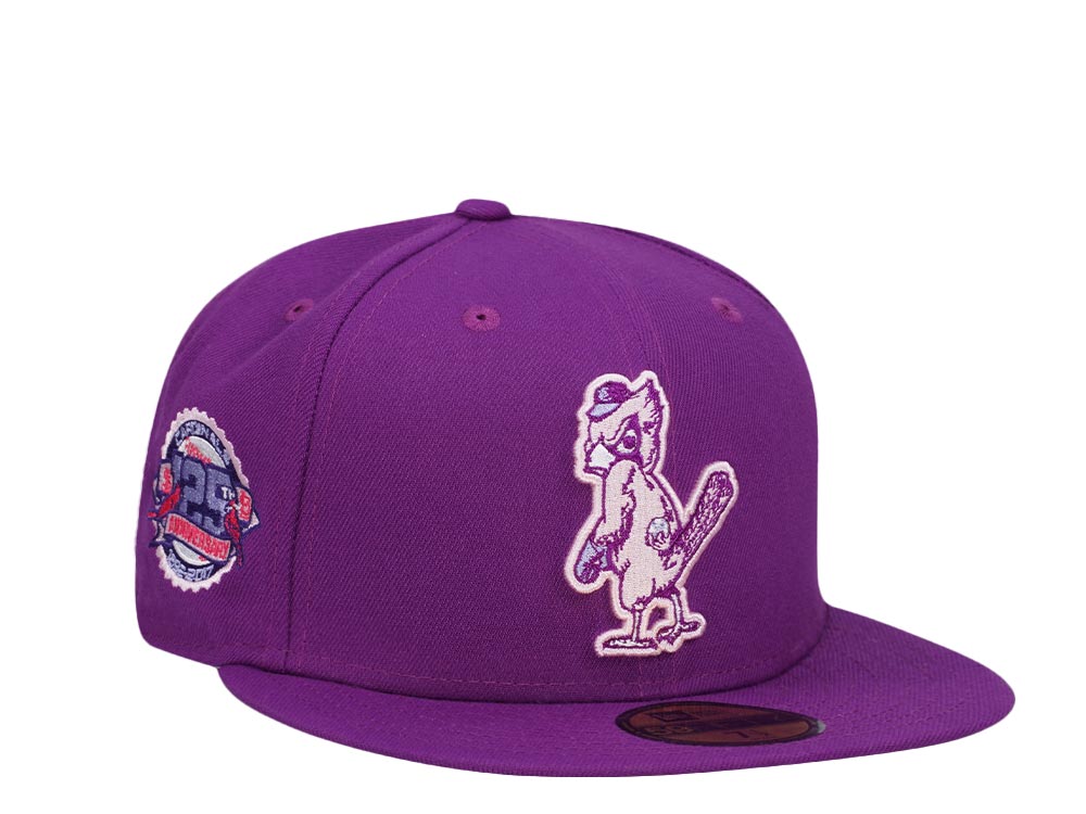 New Era St. Louis Cardinals 125th Anniversary Purple Pink Edition 59Fifty Fitted Gorra