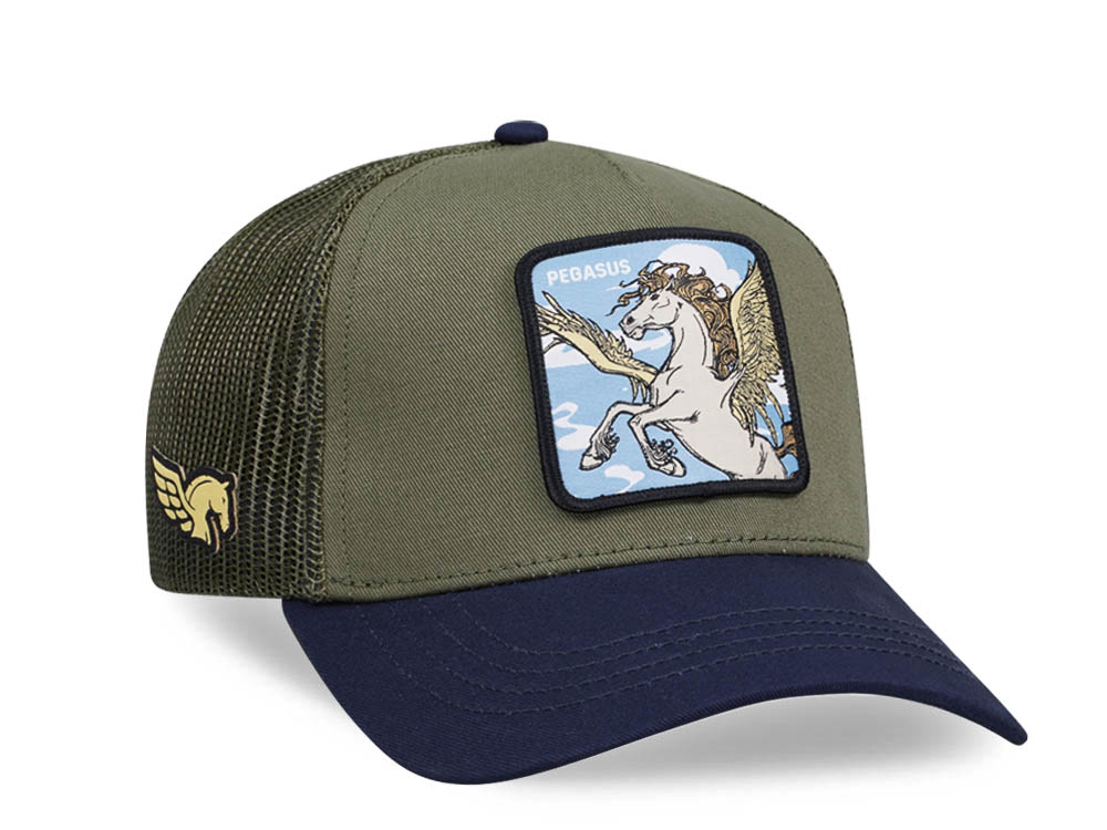 Capslab Fantastic Beasts Pegasus Olive Trucker Snapback Gorra