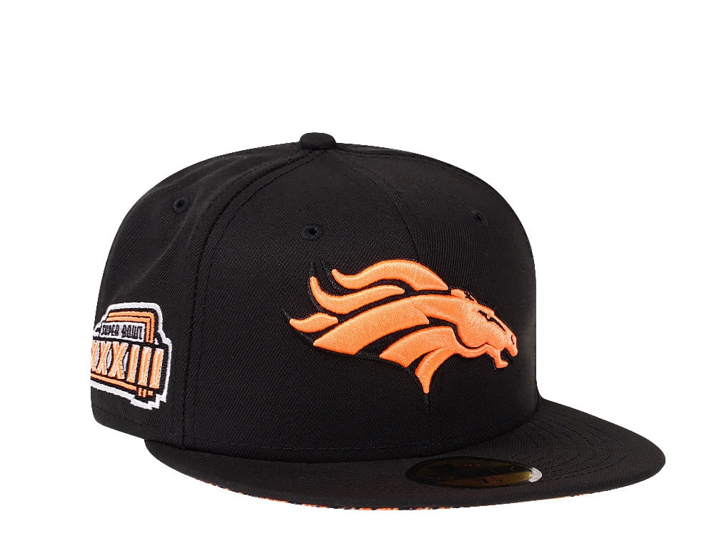 New Era Denver Broncos Super Bowl XXXIII Black Summerpop Edition 59Fifty Fitted Gorra