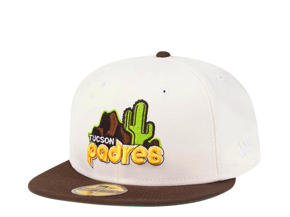 New Era Tucson Padres Cream Two Tone Prime Edition 59Fifty Fitted Gorra