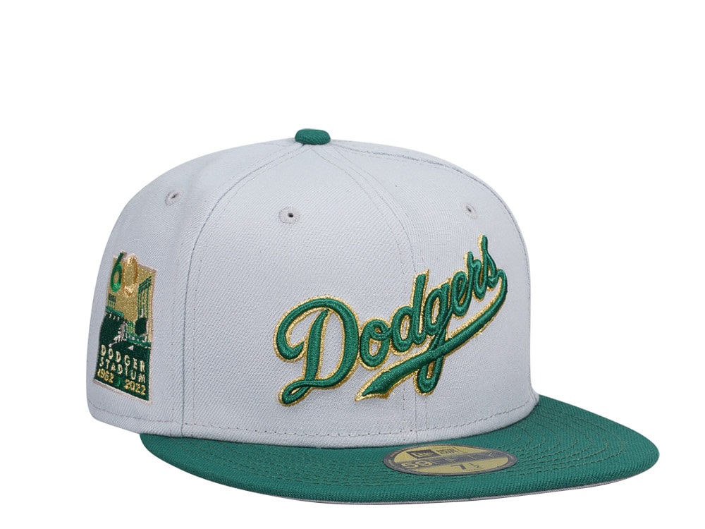 New Era Los Angeles Dodgers 60th Anniversary Concrete Gold Two Tone Edition 59Fifty Fitted Gorra