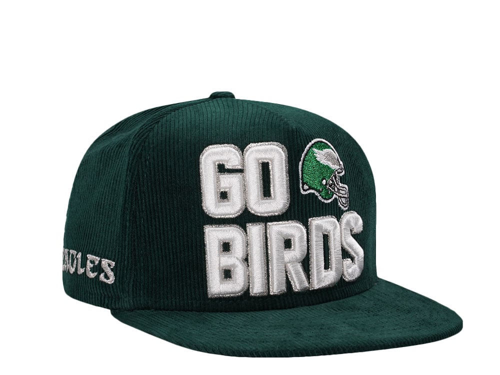 New Era Philadelphia Eagles Go Birds Corduroy Throwback Edition 59Fifty A Frame Fitted Gorra