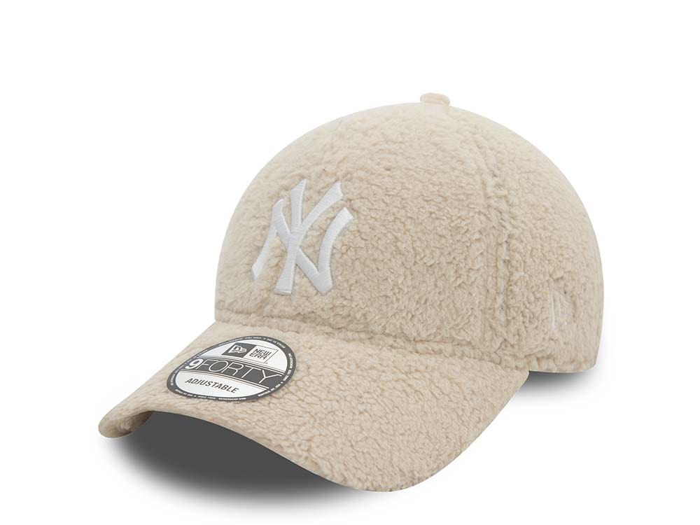 New Era New York Yankees Borg Cream 9Forty Snapback Gorra