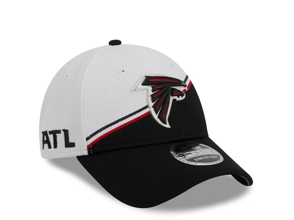 New Era Atlanta Falcons NFL Sideline 2023 Black White  9Forty Snapback Gorra