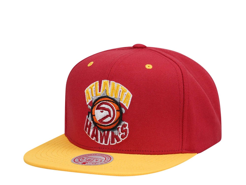 Mitchell & Ness Atlanta Hawks Breakthrough Two Tone Snapback Gorra