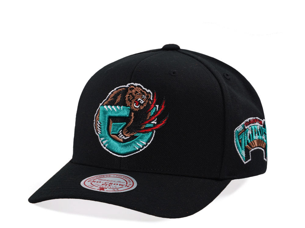 Mitchell & Ness Vancouver Grizzlies Hardwood Classic Pro Crown Fit Black Snapback Gorra