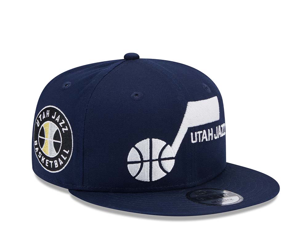 New Era Utah Jazz NBA Patch Navy Edition 9Fifty Snapback Gorra