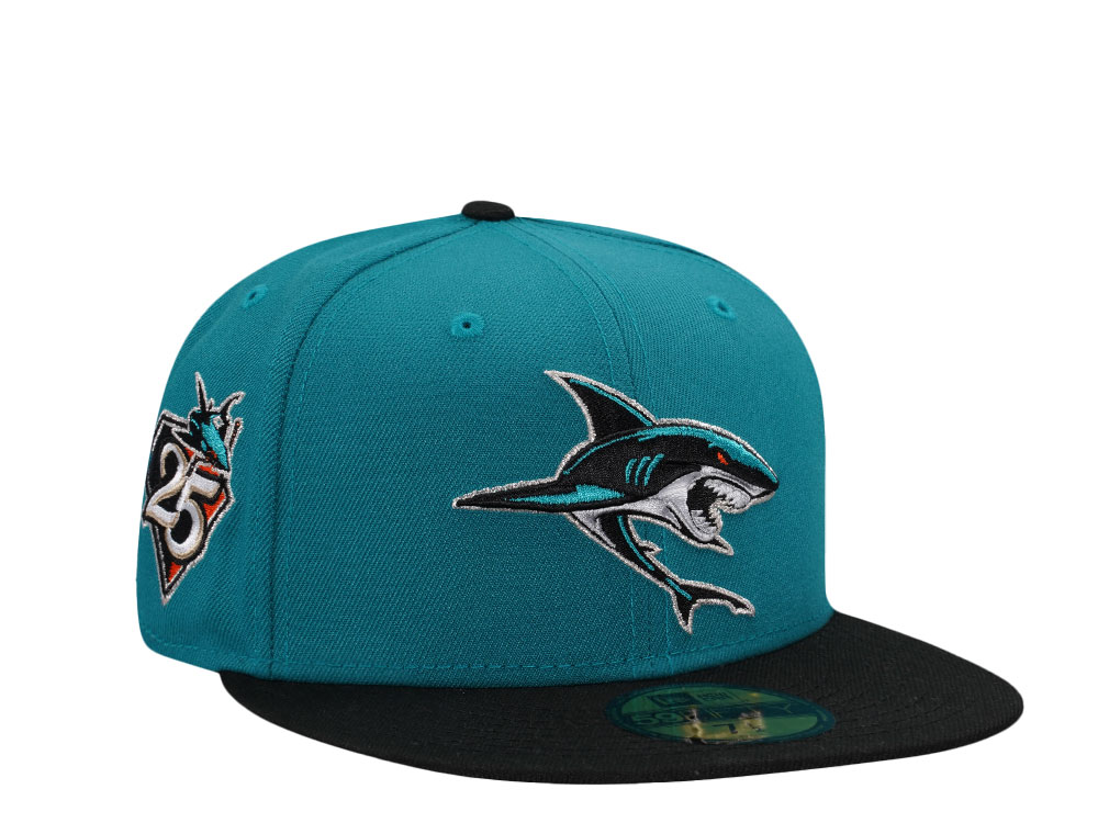 New Era San Jose Sharks 25th Anniversary Two Tone Prime Edition 59Fifty Fitted Gorra