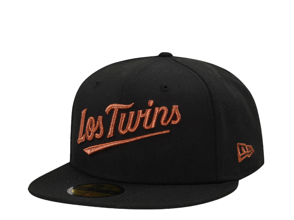 New Era Minnesota Twins Black Script Edition 59Fifty Fitted Gorra