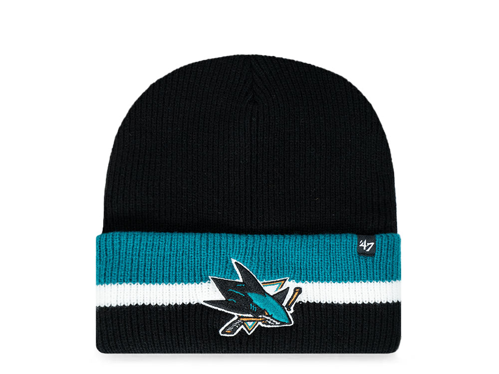 47Brand San Jose Sharks Black Split Gorra