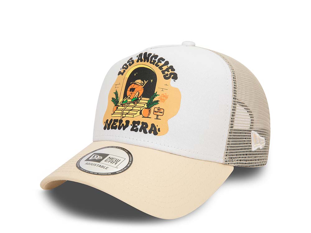 New Era Los Angeles Graphic Trucker A Frame Snapback Gorra