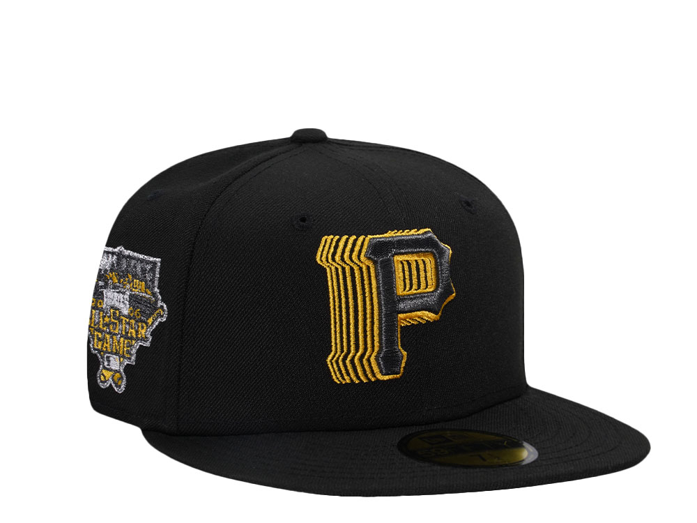 New Era Pittsburgh Pirates All Star Game 2006 Black Faded Edition 59Fifty Fitted Gorra