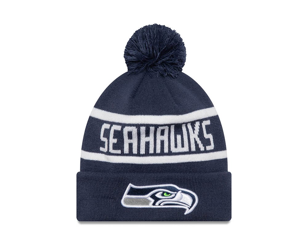 New Era Seattle Seahawks On The Cuff Navy Gorro