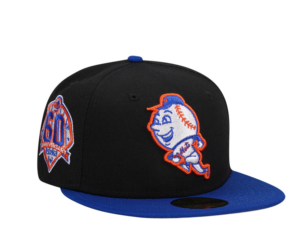 New Era New York Mets 60th Anniversary Mr. Met Two Tone Edition 59Fifty Fitted Gorra