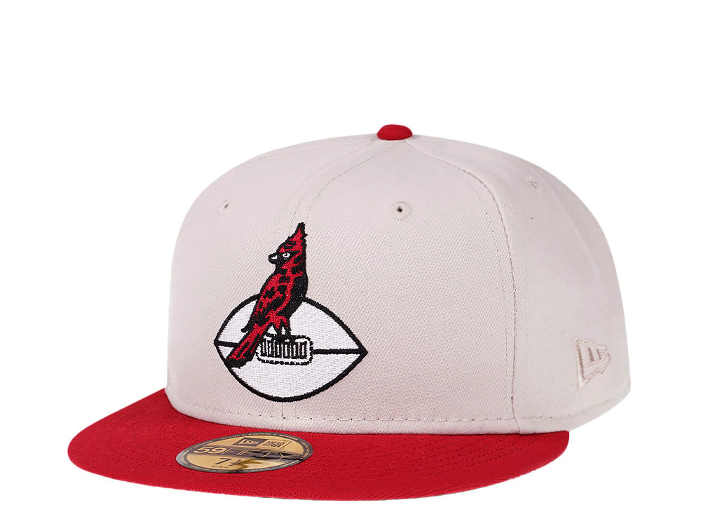 New Era Arizona Cardinals Stone Two Tone Throwback 59Fifty Fitted Gorra