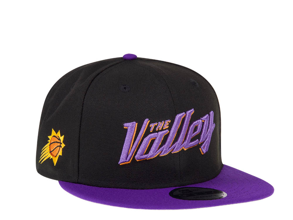 New Era Phoenix Suns Black True Purple Edition 9Fifty Snapback Gorra