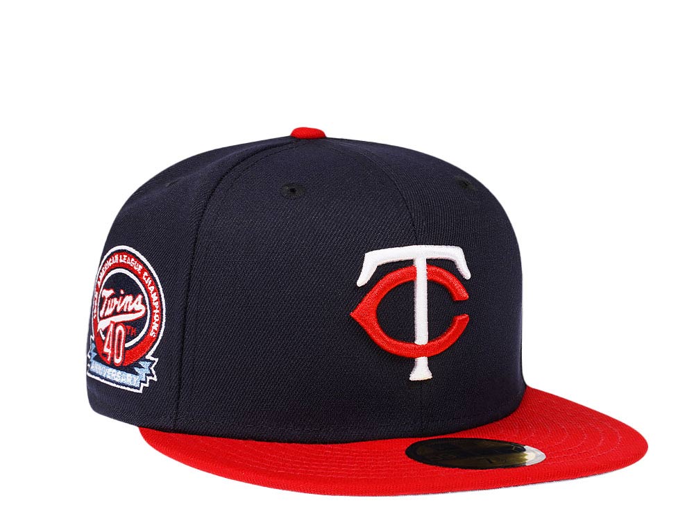 New Era Minnesota Twins 40th Anniversary Two Tone Classic Edition 59Fifty Fitted Gorra