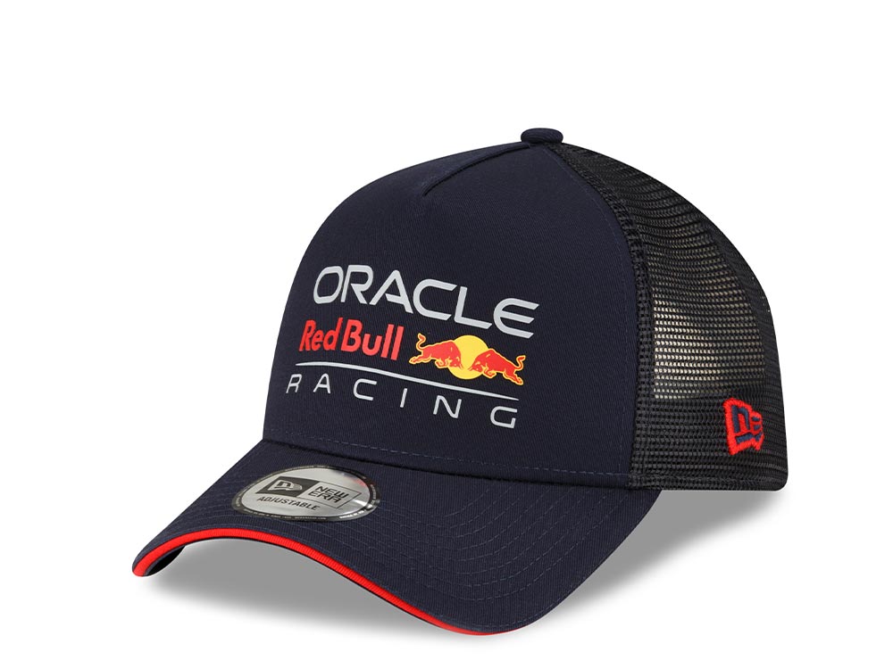 New Era Red Bull Racing Navy 9Forty A Frame Trucker Snapback Gorra