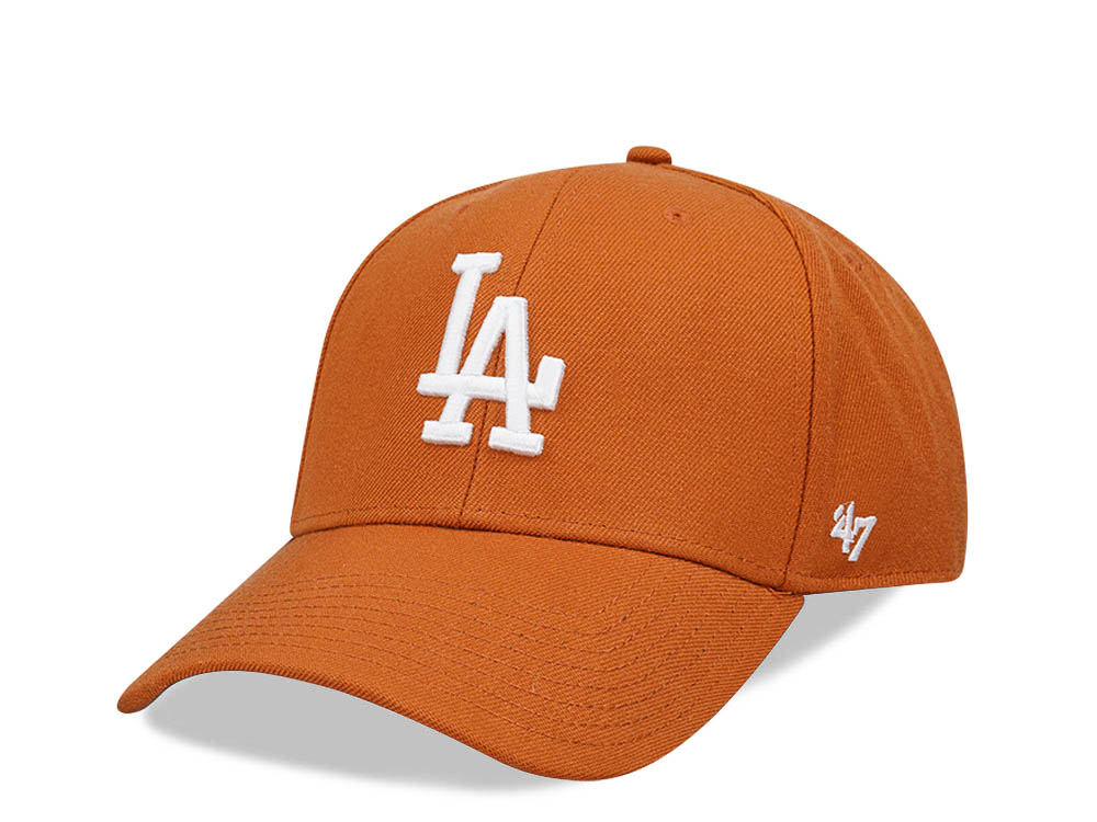 47Brand Los Angeles Dodgers Burnt Orange MVP Snapback Gorra