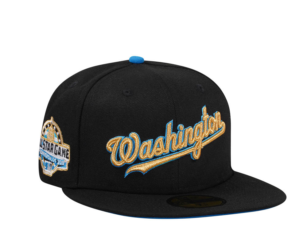 New Era Washington Nationals All Star Game 2018 Golden Script Two Tone Edition 59Fifty Fitted Gorra