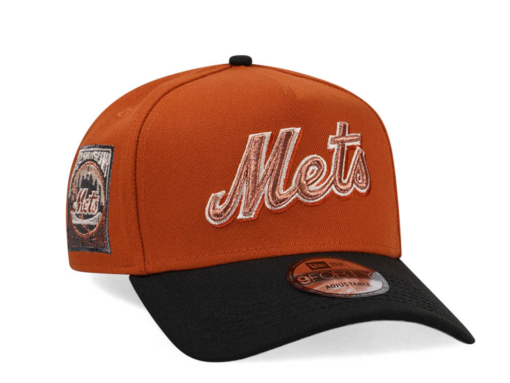 New Era New York Mets 25th Anniversary Rusty Copper Two Tone Edition 9Forty Snapback Gorra