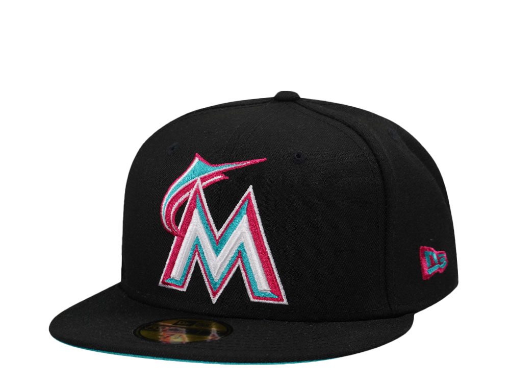 New Era Miami Marlins Black Edition 59Fifty Fitted Gorra