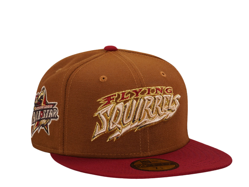 New Era Richmond Flying Squirrels All Star Game 2015 Bourbon Two Tone Edition 59Fifty Fitted Gorra