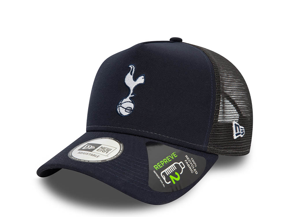 New Era Tottenham Hotspur Navy Trucker A Frame Snapback Gorra