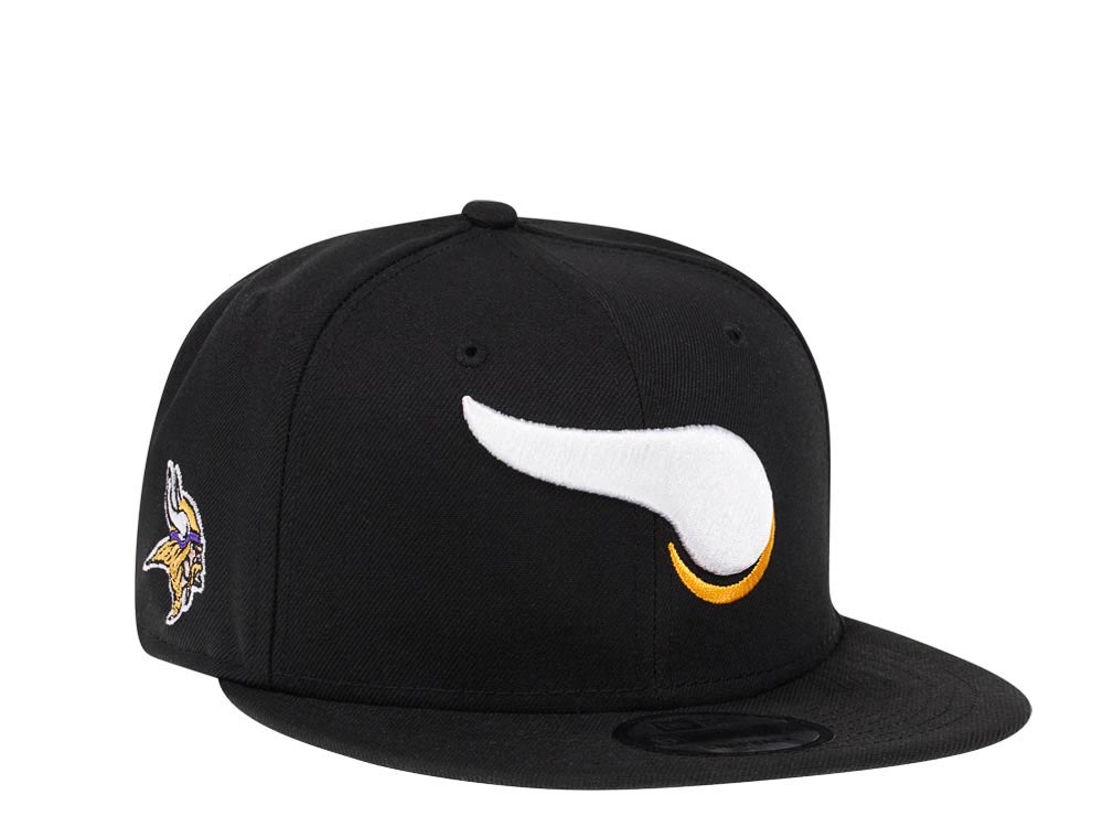 New Era Minnesota Vikings Black Prime Edition 9Fifty Snapback Gorra