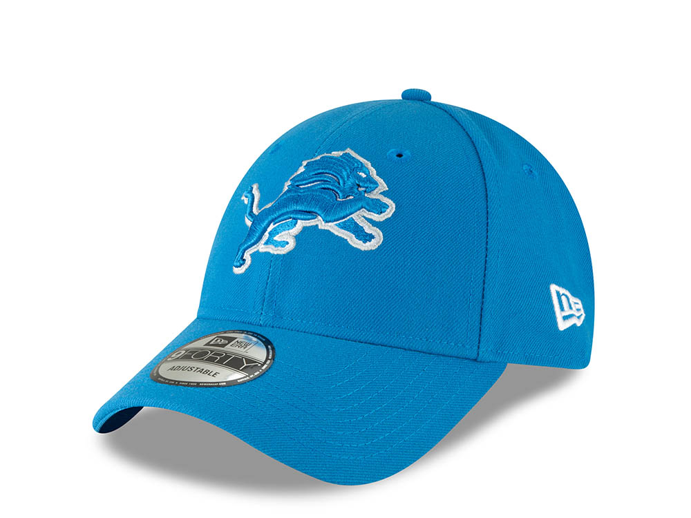 New Era Detroit Lions The League Blue 9Forty Strapback Gorra