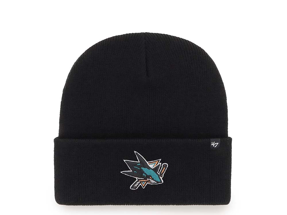 47 Brand San Jose Sharks Black Edition Cuff Gorro