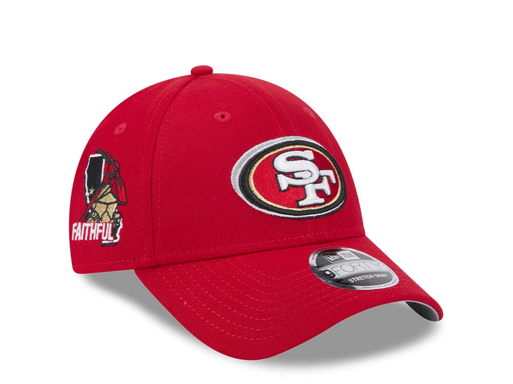 New Era San Francisco 49ers NFL24 Draft 9Forty Stretch Snapback Gorra