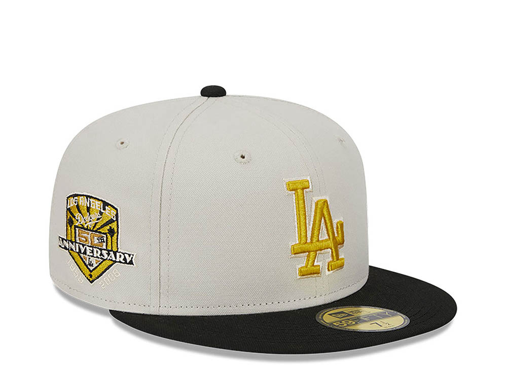 New Era Los Angeles Dodgers 50th Anniversary Stone Two Tone Edition 59Fifty Fitted Gorra