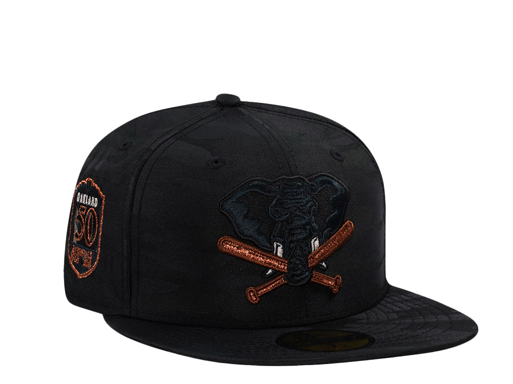 New Era Oakland Athletics 50th Anniversary Midnight Camo Edition 59Fifty Fitted Gorra