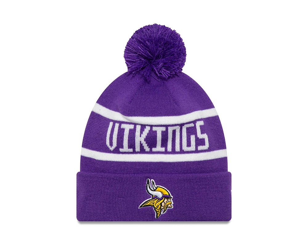 New Era Minnesota Vikings On The Cuff Jake Purple Gorro