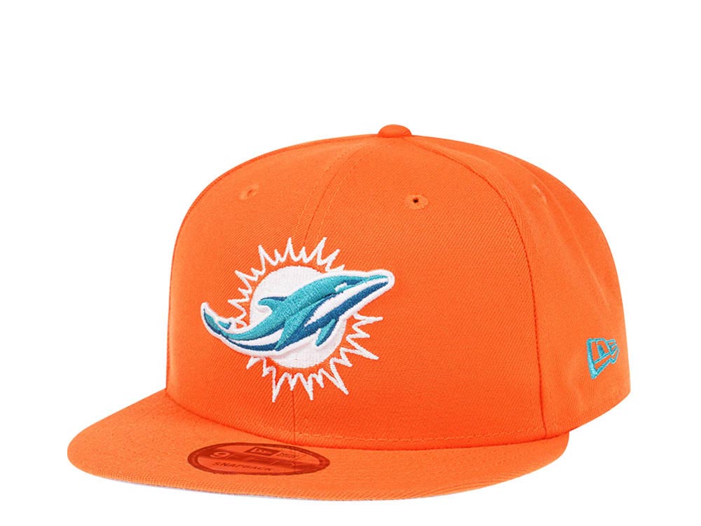 New Era Miami Dolphins Orange Edition 9Fifty Snapback Gorra