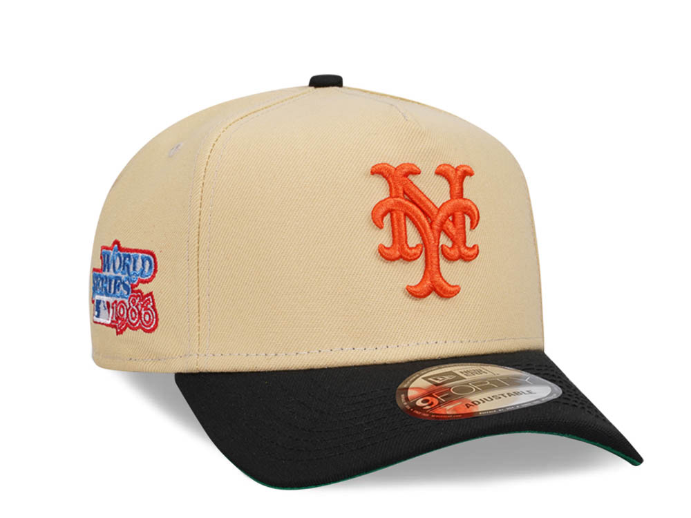 New Era New York Mets World Series 1986 Two Tone Throwback Edition 9Forty A Frame Snapback Gorra