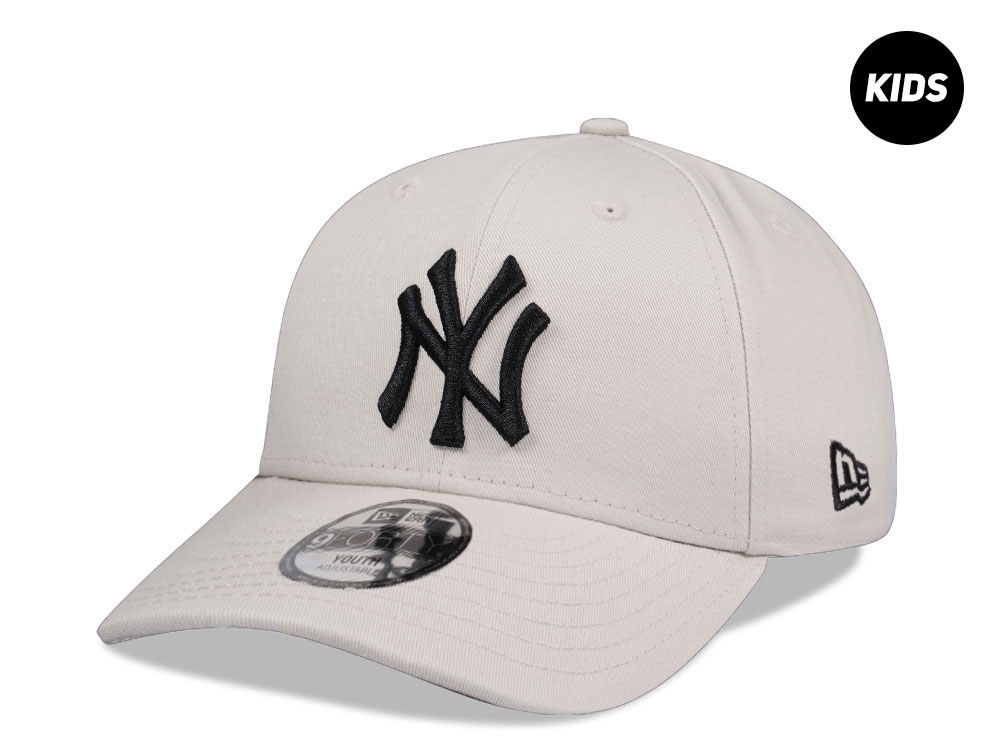 New Era New York Yankees League Essential Stone Kids 9Forty Strapback Gorra