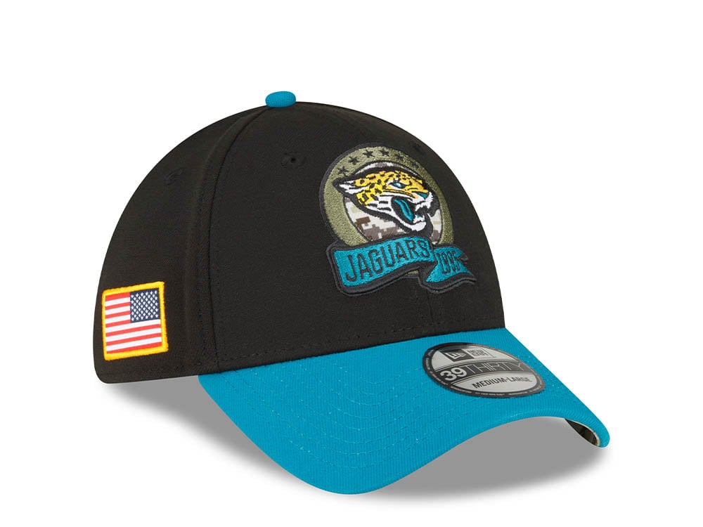 New Era Jacksonville Jaguars Salute to Service 2022 39Thirty Stretch Gorra